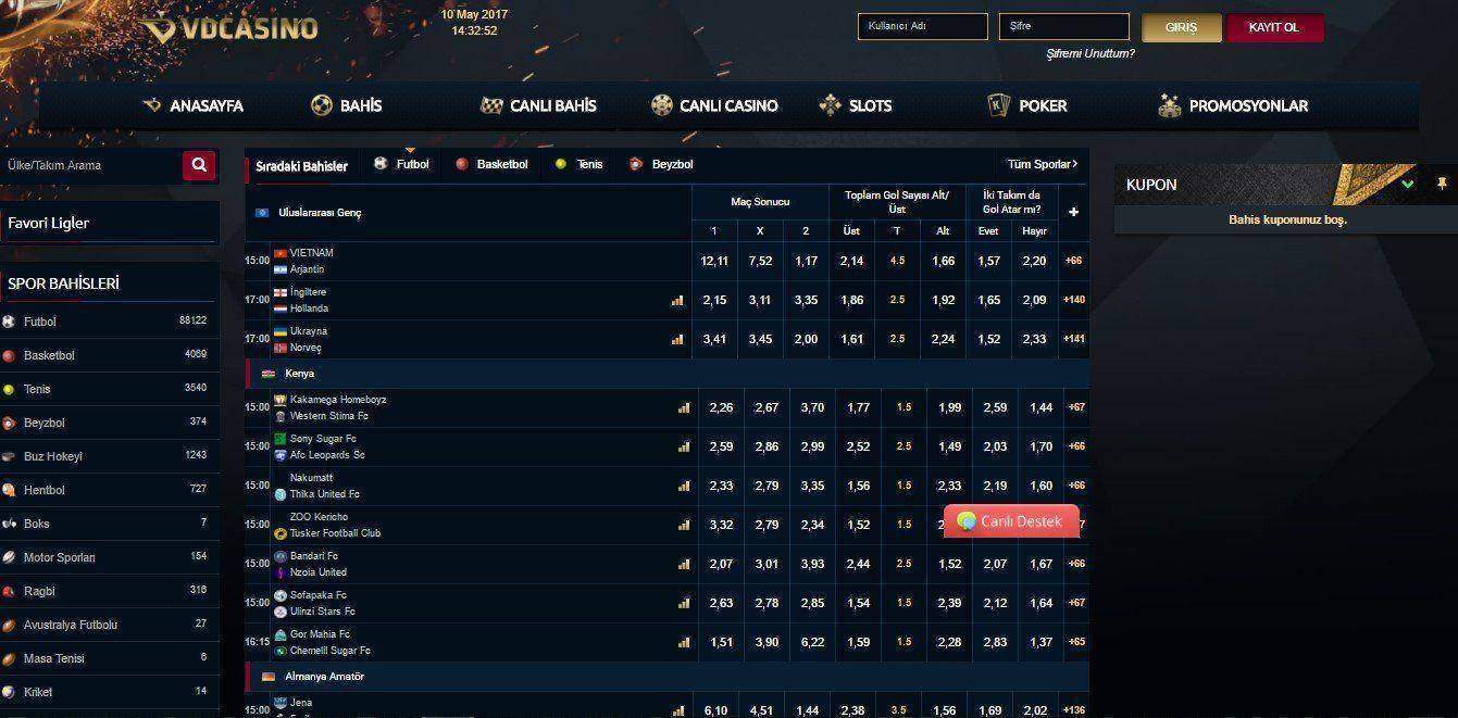 Vdcasino Screenshot