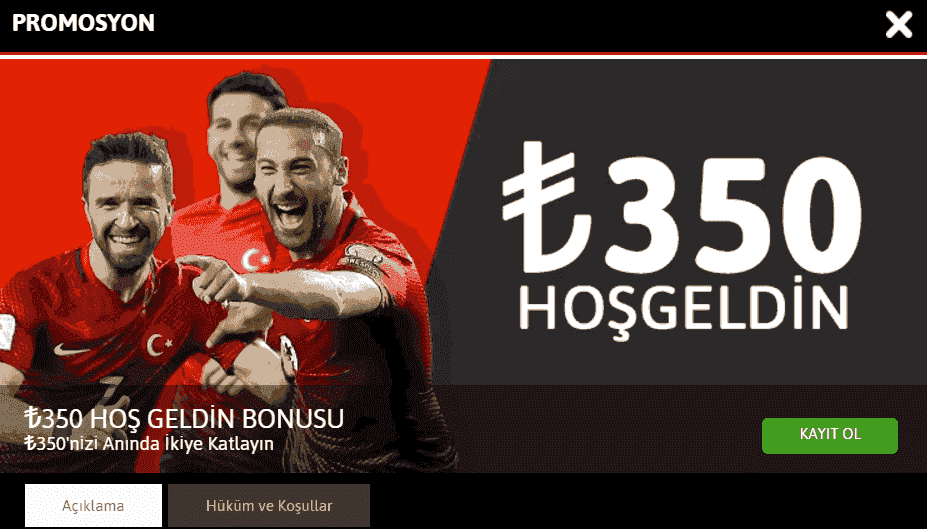 Youwin 350 TL Hoşgeldin Bonusu