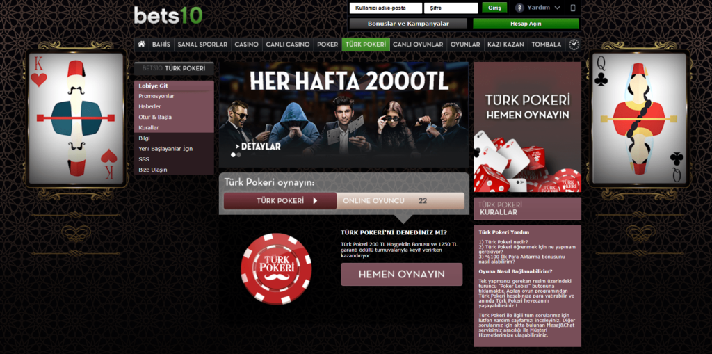 Bets10 Türk Pokeri